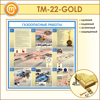 Стенд «Газоопасные работы» (TM-22-GOLD)